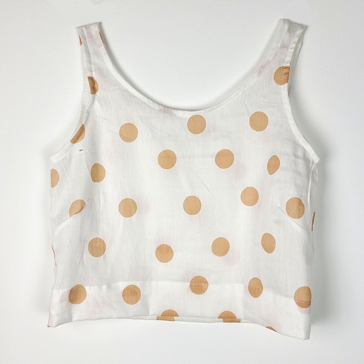 R Belliard Cropped Lyocell Linen Blend Top - RBelliard