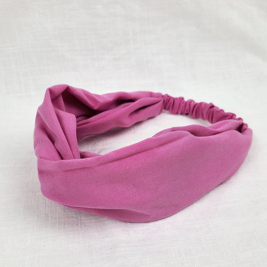 R Belliard Women's Knot Headband Made In USA Pink