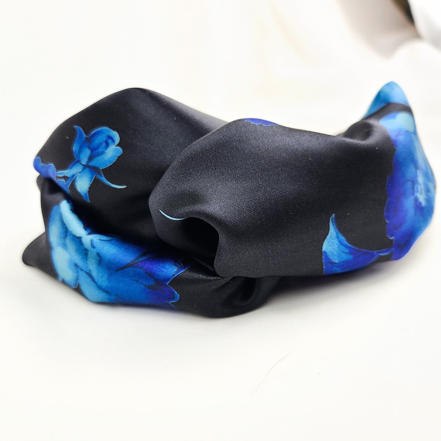 Silk Knot Headband - Moody Floral - RBelliard