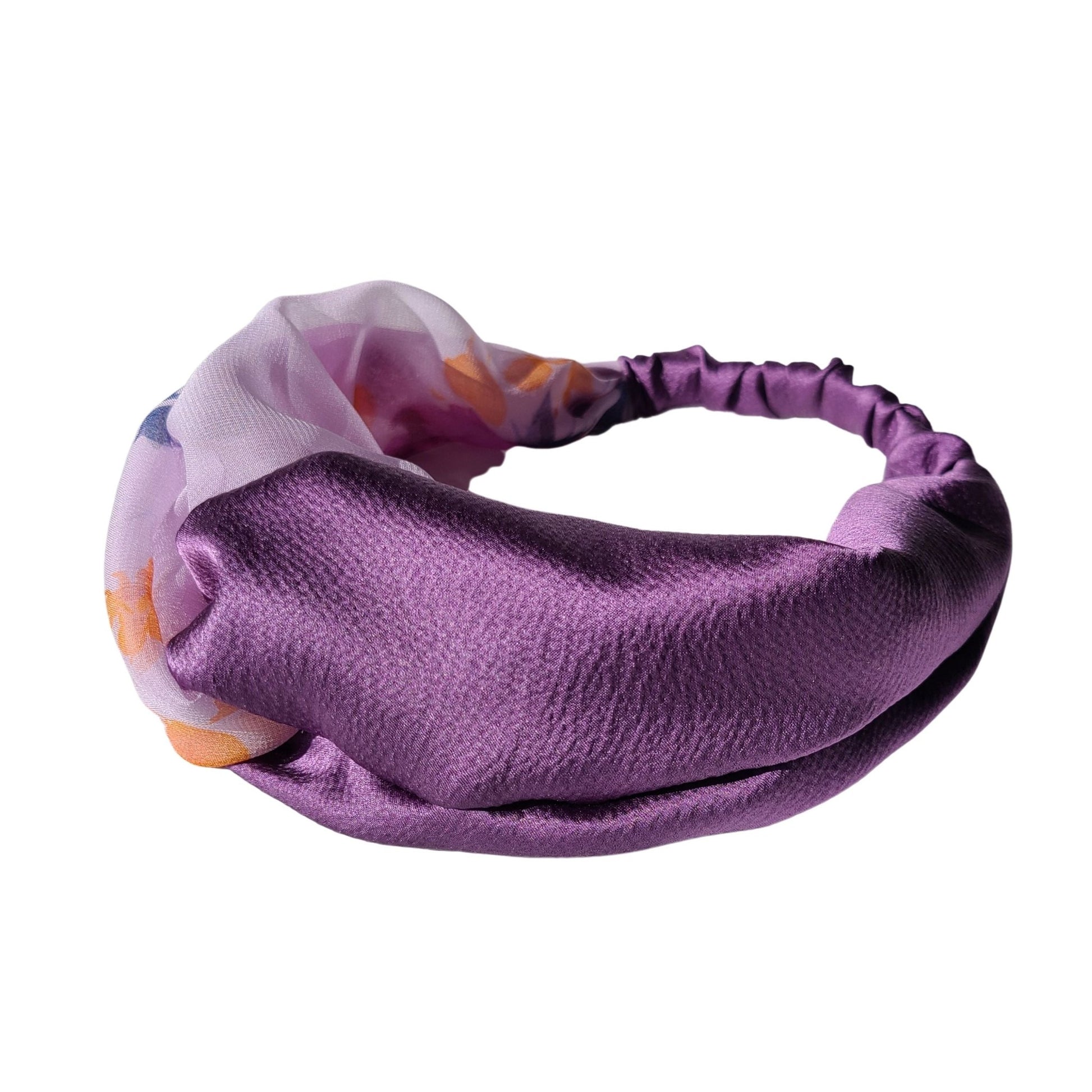 Silk Headband - Spring Blooms - Knot Style - RBelliard