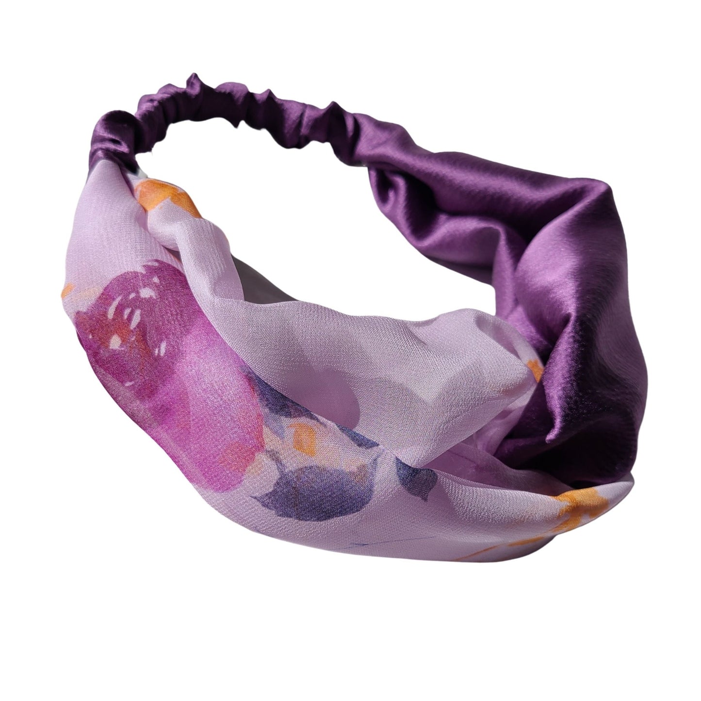 Silk Headband - Spring Blooms - Knot Style - RBelliard
