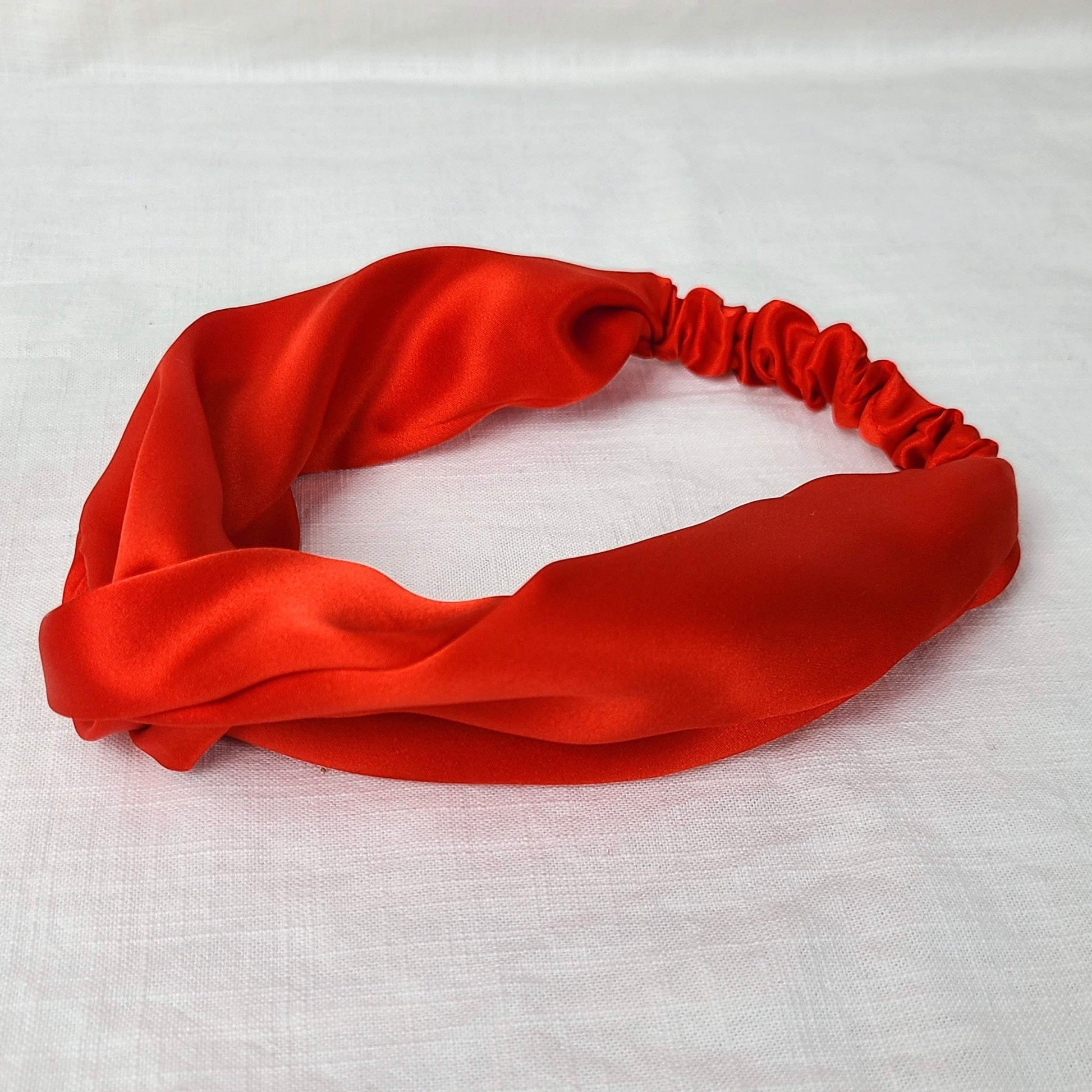 Silk Knot Headband - Orange - RBelliard