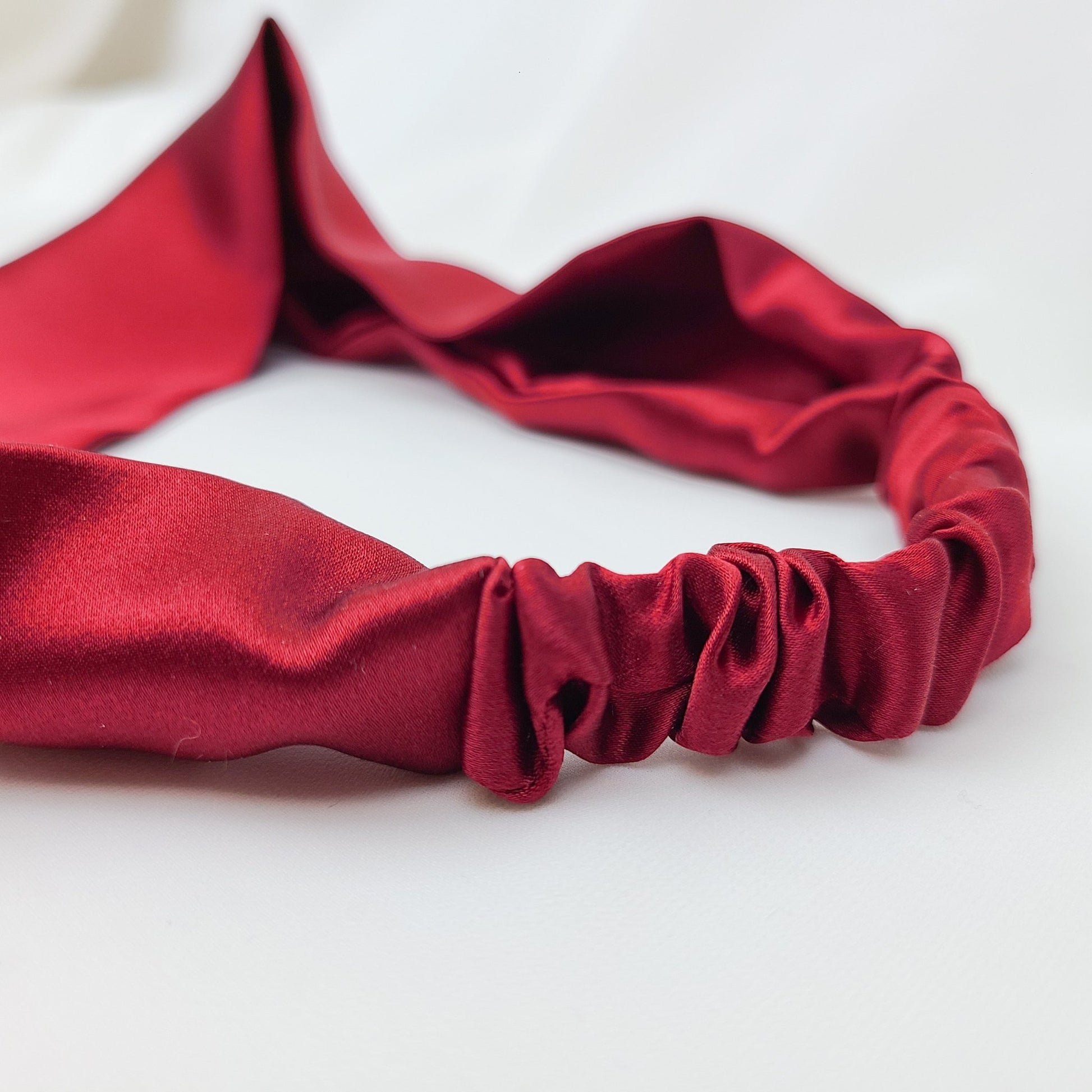 Silk Headband - The Classic - Ruby Red - RBelliard