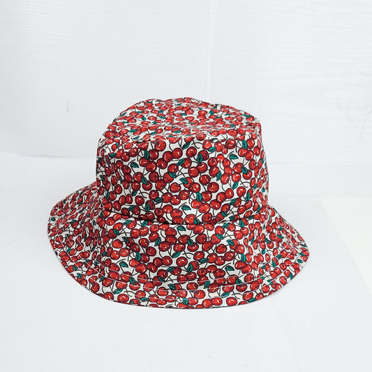 R Belliard Bucket Hat Cherry Print