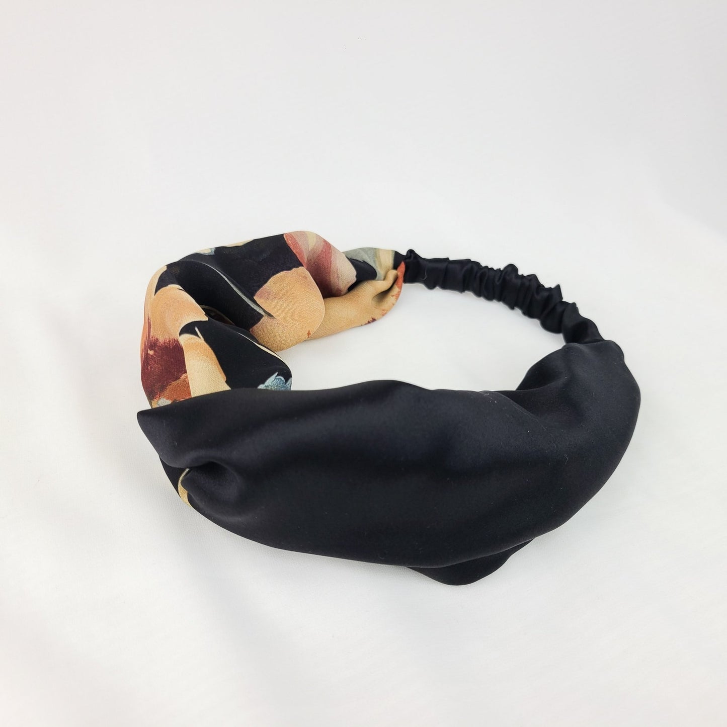 2 Color Black Silk Knot Headband R Belliard - RBelliard
